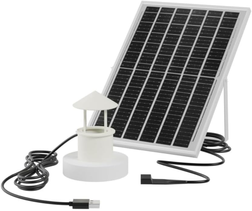 Solar Panel 25W 6V Mist Maker Fountain With USB Power For Garden Pond Greenhouse Bonsai Rockery Atomizer, 3Meter Cord