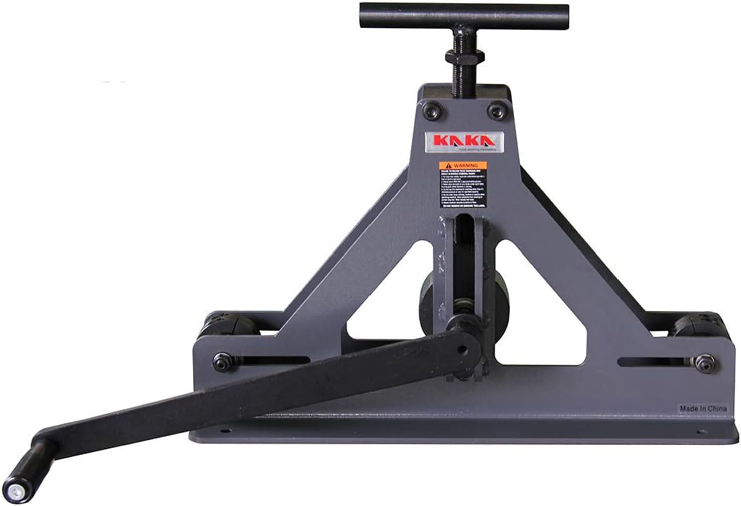 KAKA INDUSTRIAL Tube Roller, Manual Square and Rectangular Tube Bender for 1-1\/2"x 14 Gauge Square Tubes, Mild Steel\/Copper\/Aluminum Bending, Multi - Pass Operation for Curves and Circles TR - 40