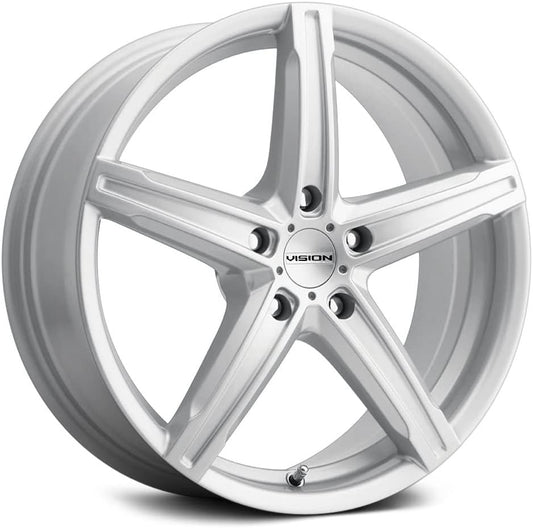 Vision 469 Boost 16x7 5x108 +40mm Silver Wheel Rim 16" Inch