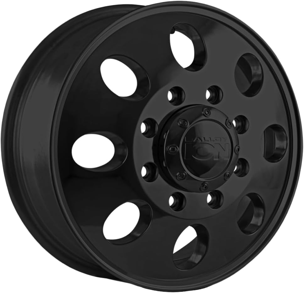 Ion Wheels 167 Matte Black Wheel with Alloy Steel (17 x 6.5 inches /6 x 130 mm, 125 mm Offset)