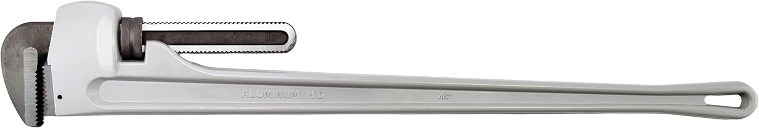 VCT 48" INCH LARGE BIG GIANT SIZE 4 FOOT LONG 8" JAW CAPACITY ALUMINUM HANDLE PIPE WRENCH TOOL…