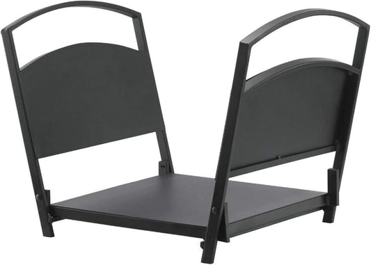 Heavy Duty Firewood Rack for Indoor and Outdoor Use Metal Wood Storage Box and Pile Organizer for Garage and Camping