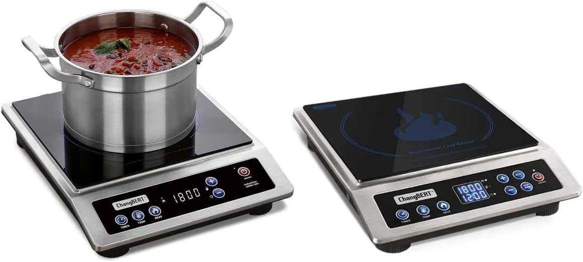ChangBERT Induction Cootop & Induction Cooktop NSF Certified Professional Chef Edition Stove