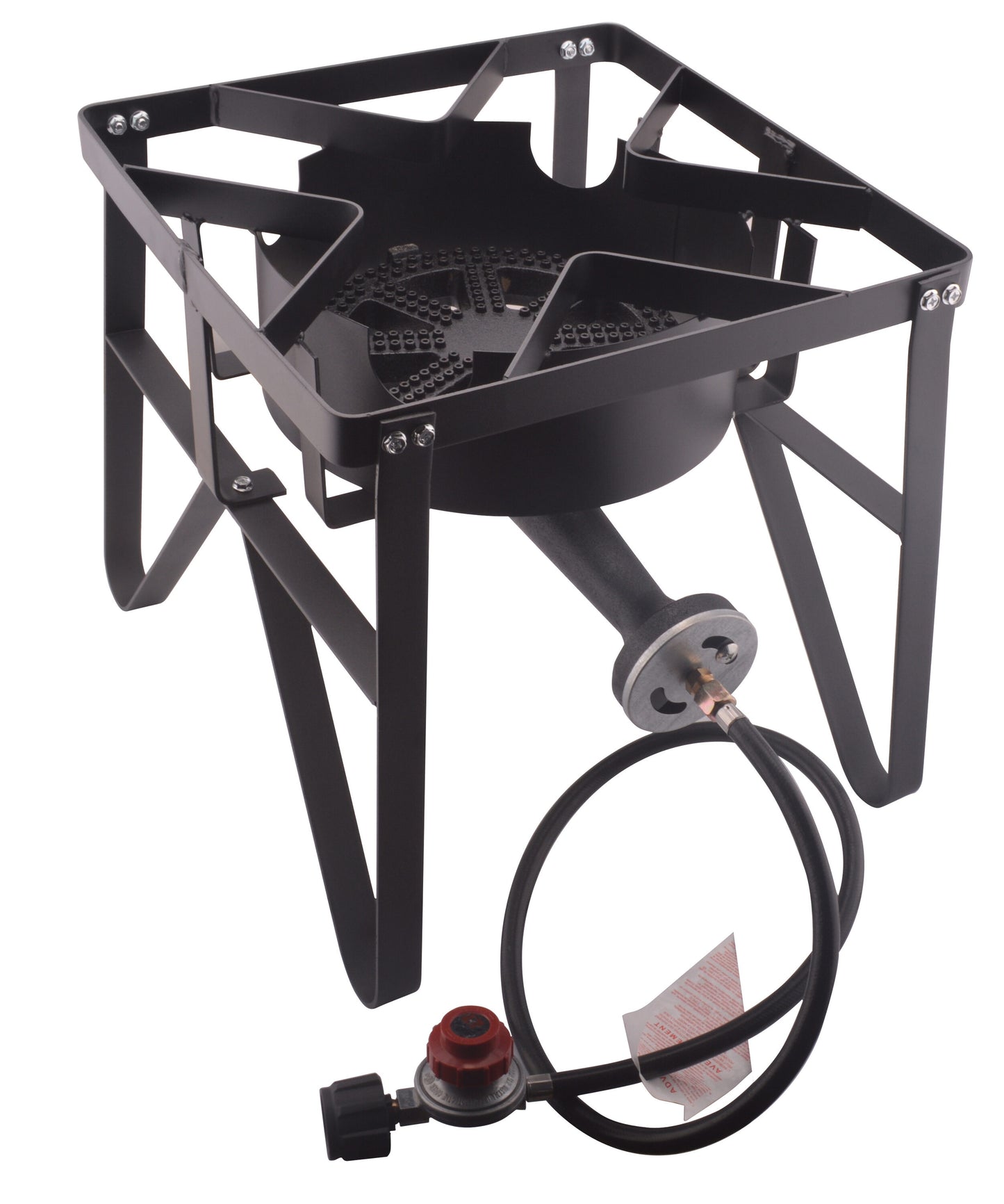 ARC Advanced Royal Champion ARC Advanced Royal Champion 16.5-in Black Cast Iron Heavy Duty 200,000 BTU Single Propane Burner with 0-20 PSI High Pressure Regulator, Portable Stove Burners for Camping and Outdoor Cooking AFH-4229S