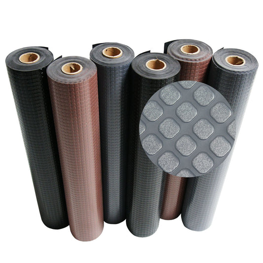 Rubber-Cal 48-in W x 480-in L x 0.078-in T Loose lay Flexible PVC Gym Floor Roll ( 160-sq ft )