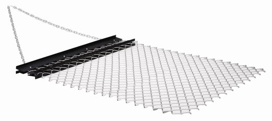 Yard Tuff 4-ft x 5-ft Steel Chain Drag Harrow for ATV UTV Utility Tractor - Durable and Versatile Power Equipment Accessory DH-045