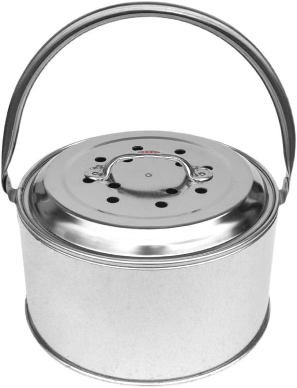 Paper Burner Metal Fire Pits Wood Burning Stove Camping Bonfire Barrel with Lid Burn Barrel for Outside Incinerator Burn Barrel for Paper Leaf Trash.(26.8x16.8CM\/10.6x6.6IN)