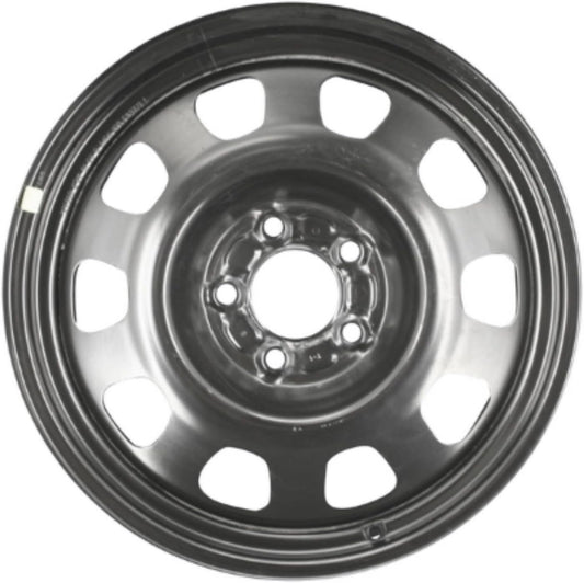 17x6.5" Reconditioned Genuine Factory OEM Black Steel Wheel Rim for Dodge Caliber 2007-2012 | 2288 | A27032AA