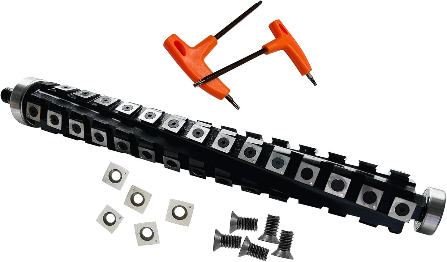 JTEX 13 Inch Helical Cutterhead Spiral for DeWalt DW735 DW735X Planer