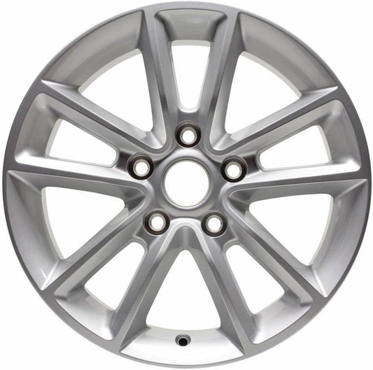 Partsynergy Replacement For New 17 Inch Aluminum Wheel Rim Fits 2011-2020 Dodge Grand Caravan 5 Lug 127mm 10 Spokes 17x6.5 inch