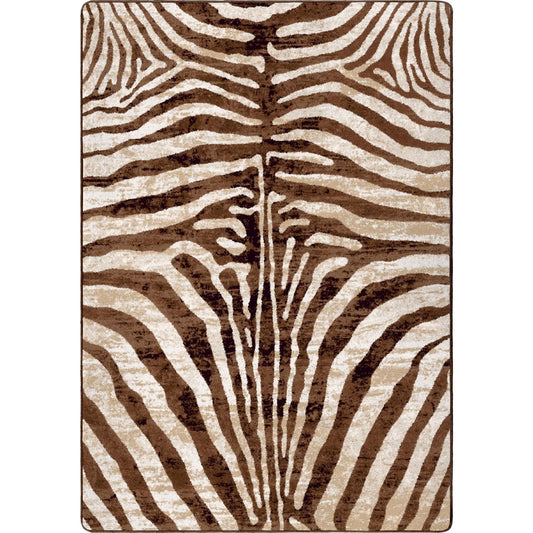 American Dakota 5 x 8 (ft) Tufted Caramel Rectangular Indoor Animal print Rustic Area rug
