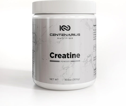 Centenarius Nutrition Creapure® Creatine Monohydrate Powder Supplement - Creatine for Women and Men - Unflavored Micronized Creatine Powder for Strength & Endurance