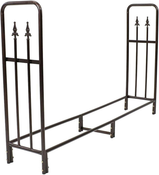 Firewood Rack Firewood Racks Floor-standing Logs Storage Stand, Detachable Metal Iron Firewood Rack, Storage Stacker for Fireplace Deck Patio Outdoor Fire Pit