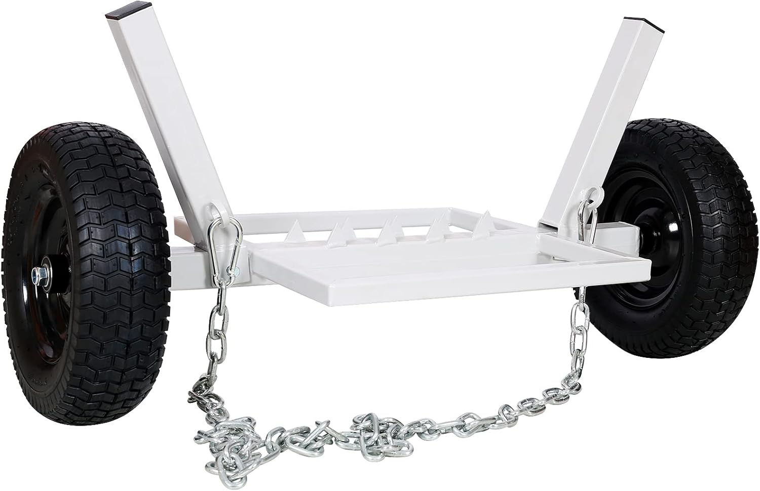 ATV Log Holder, Accommodates Logs up to 24in in Diameter,1600lbs Capacity Heavy-Duty for Farm & Commercial Wood Transport (Dolly)