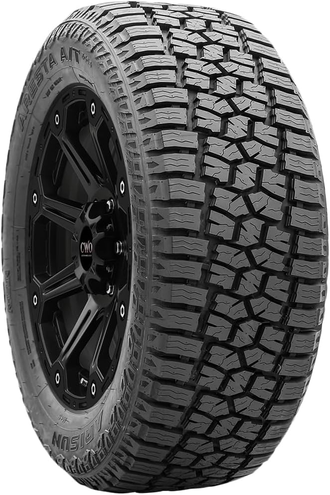 Arisun Aresta A/T ZG06 Truck/SUV All-Terrain Off-Road Radial Tire-285/55R20 285/55/20 285/55-20 114T Load Range SL 4-Ply BSW Black Side Wall UTQG 500AA