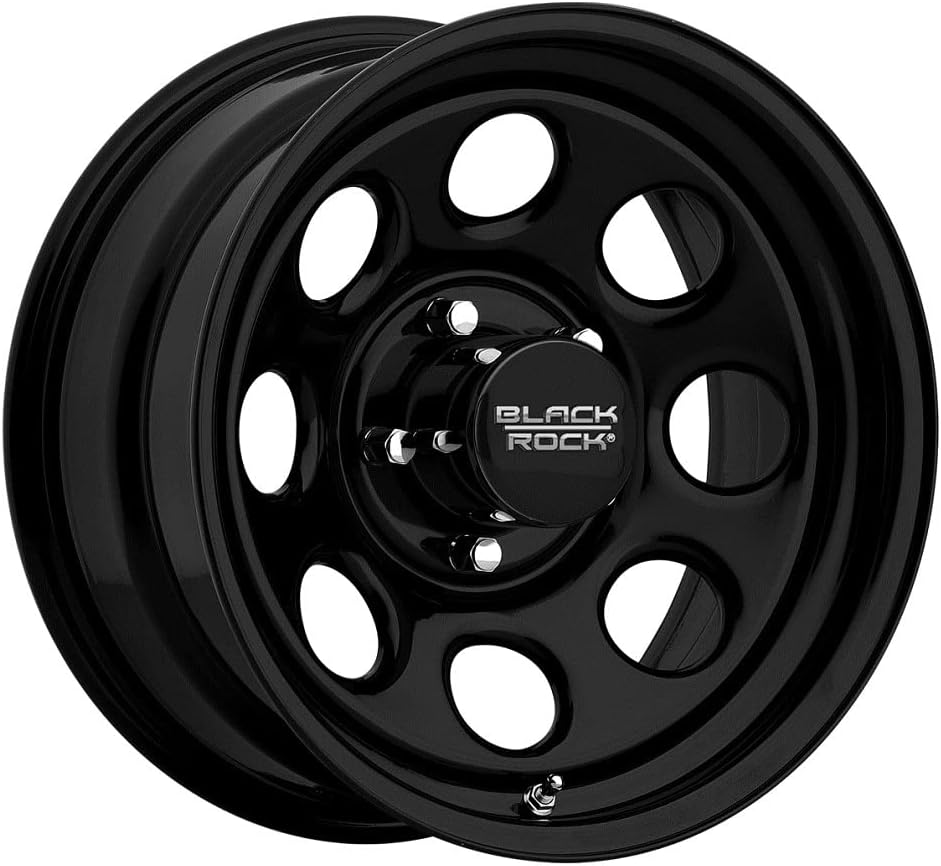Black Rock 997B SOFT 8 Wheel with Matte (0 x 8. inches /5 x 114 mm, 0 mm Offset)