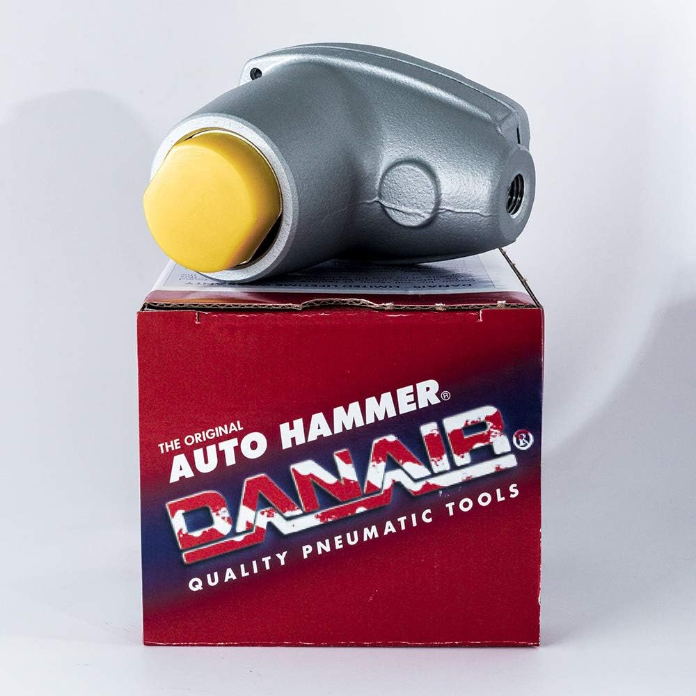 AH-15H Auto Hammer With Hard Yellow Tip Installed, Pneumatic Palm Held Tool