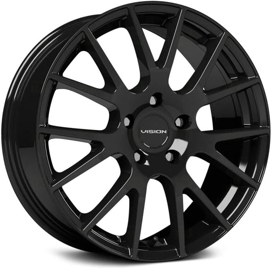 Vision 18 Hellion 16x7 5x4.5" +38mm Gloss Black Wheel Rim 16" Inch 18A6765GB38