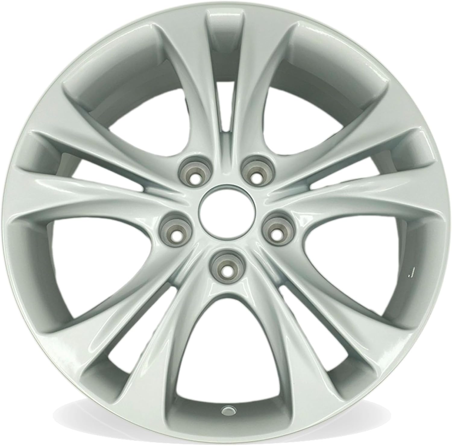 New Single 17" 17x6.5 Inch Alloy Wheel for 2011–2013 Hyundai Sonata | OEM Design Replacement Rim | Silver Finish| Direct Fit - OE Stock Specs | 70803 70803A