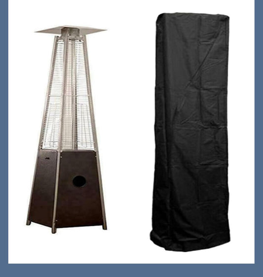 Outdoor Courtyard Heater Dust Cover 210D Silver Coated Oxford Cloth Dust and Heat Dissipation Protection Cover