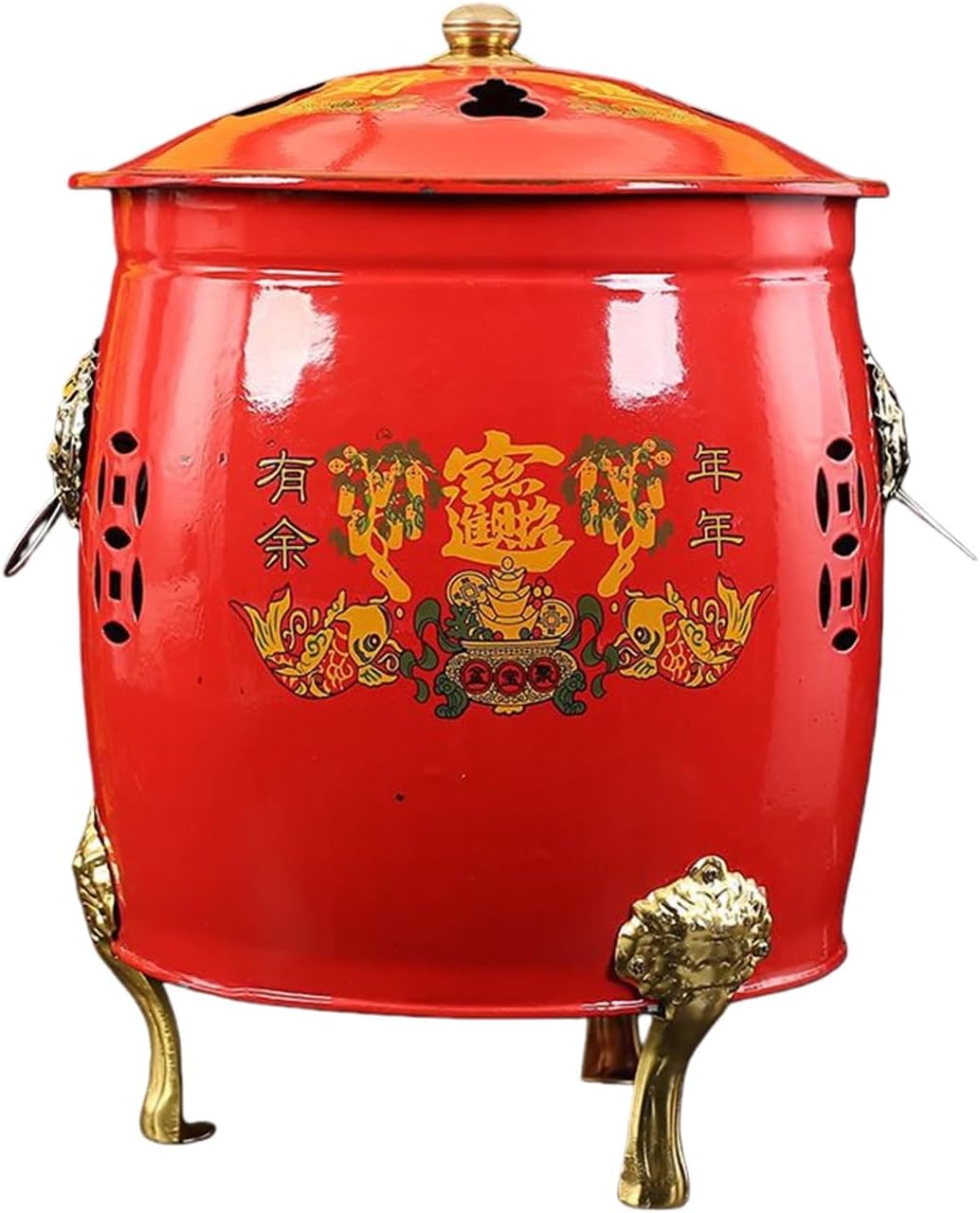 Fire Pit, Burn Barrels for Outside, Incinerator, for Paper Leaf Trash Wood Backyard Bonfire Burn Cage for Courtyard Indoor Outdoor(30cm\/12in)