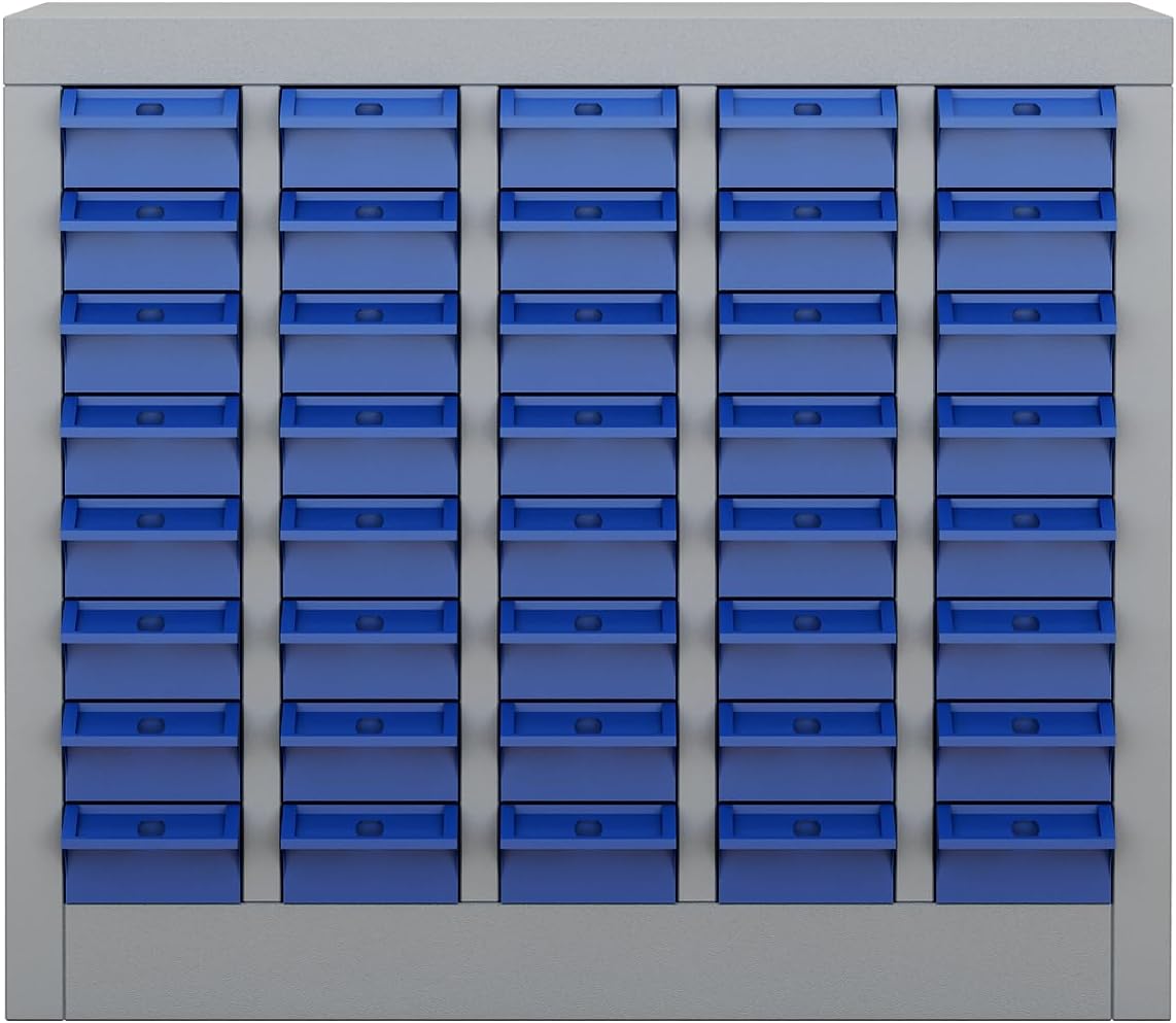 40 Drawers Parts Cabinet Bolt and Nut Tool Storage Cabinet Part, Drawer Plastic Tool Organizer with ABS Material for Hardware Storage, Hardware Organizer
