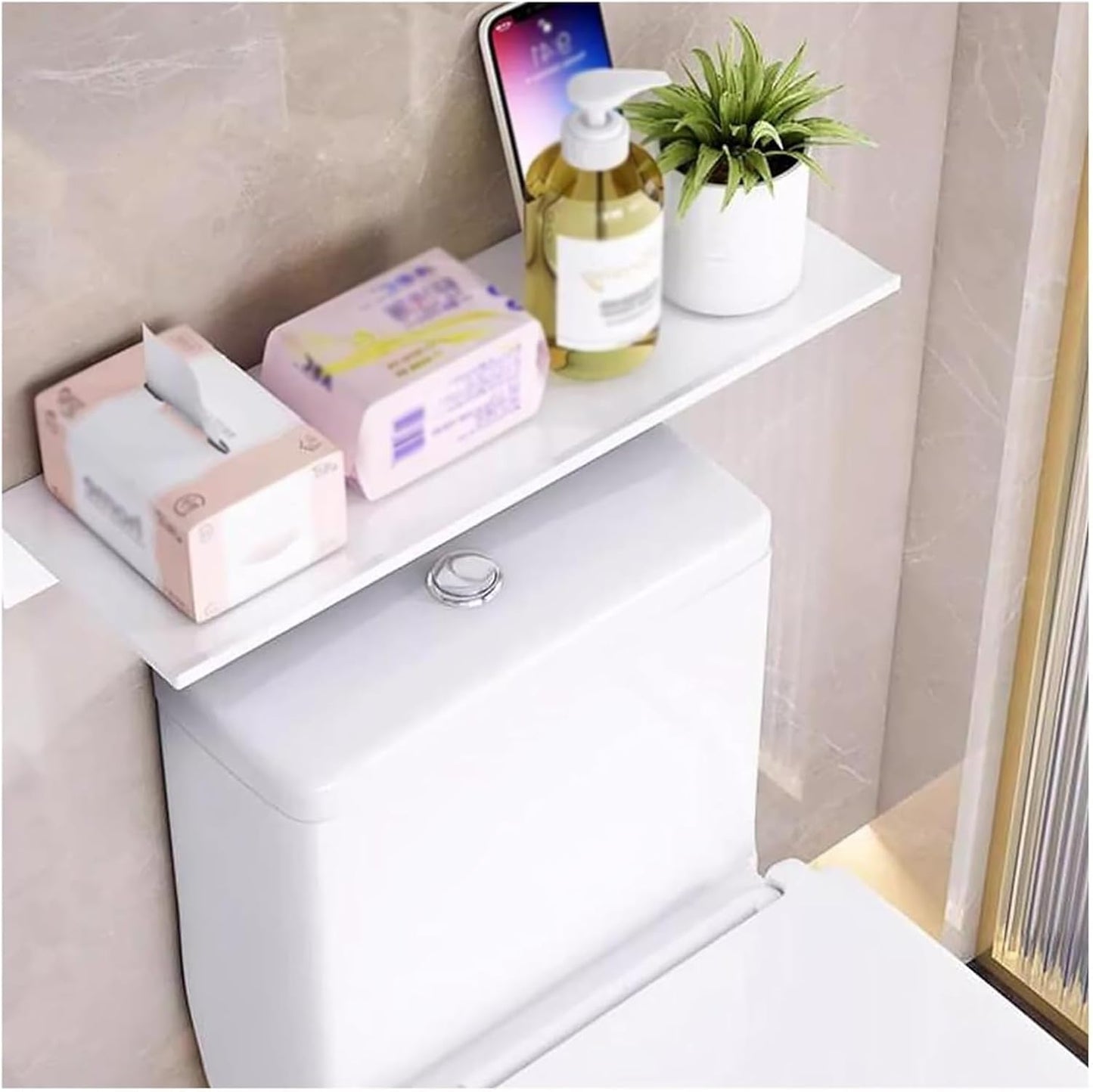 Radiator cover with ventilation slats， Aluminum Radiator Shelf Living Room\/Kitchen\/Bedroom Splicable Home Decorative Cover for(L 43 3x10in(2 section))