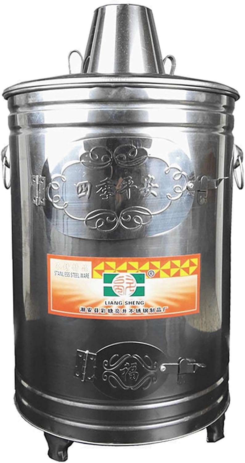 Portable Stainless Steel Incinerator Fire Cage for Combustion of Garden Waste, Paper, and Leaves - Ideal Fire Bin for Efficient Burning(34 * 61CM/13.3 * 24in)