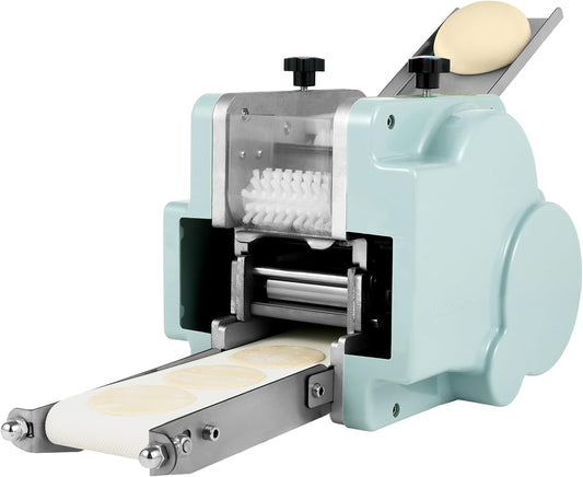 Automatic Dumpling Wonton Skin Machine Electric Dough Processing Maker Commercial Wrapper 140W Wrappers 50-60 Pcs/Min Restaurant Easy To Operate Imitation Handmade Method Multi-Function Healthy Food