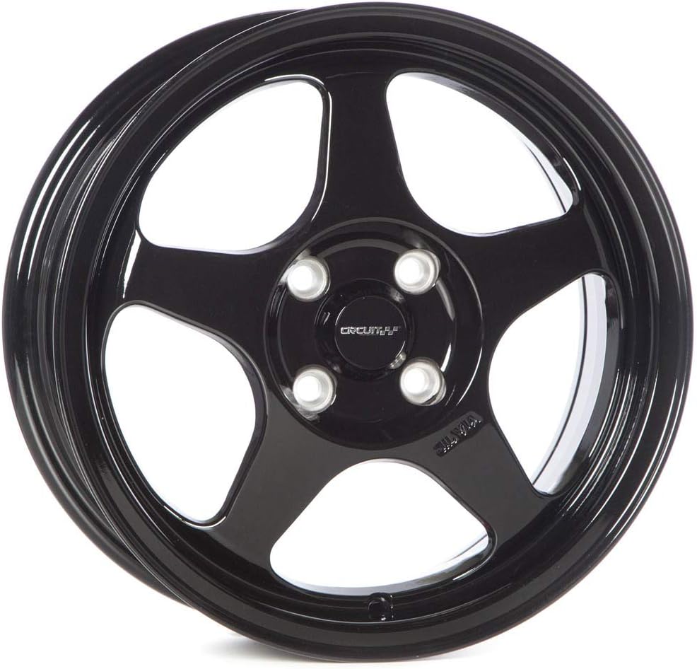 Circuit Performance CP22 15×6.5 Gloss Black 4×100 [+35mm] Wheels Spoon Style Rims compatible with Honda Civic, Acura Integra, Mazda Miata