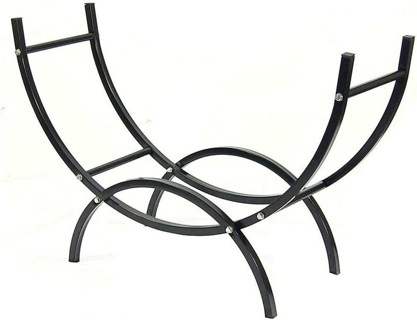 Firewood rack Fireplace Lumber Pile Holder Stacker Indoor Outdoor Firewood Holders Wood Rack Steel Racks Log Hoop Firewood storage rack