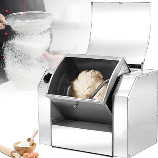 CHIPEL Electric Kitchen Dough Kneading Mixer Machine，1100W\/1500W Commercial Dough Mixer, with Timing Function, for Pasta Noodle Pizza Making (Size : 5KG)