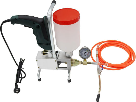 INTBUYING 110V High Pressure Injection Pump Grouting Applicator Machine Electric Grout Mortar Plugging Machine Building Crack Filling Machine 650W