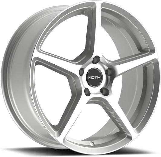 MOTIV WHEELS 433MS 16X7.5, ET +40, PCD 5X100, CB 73.1-MACHINED SILVER, 433MS-6754240