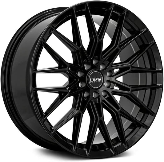 DRW D21 Custom Wheel - 18x8, 38 Offset, 5x114.3 Bolt Pattern, 73.1mm Hub - Gloss Black Rim