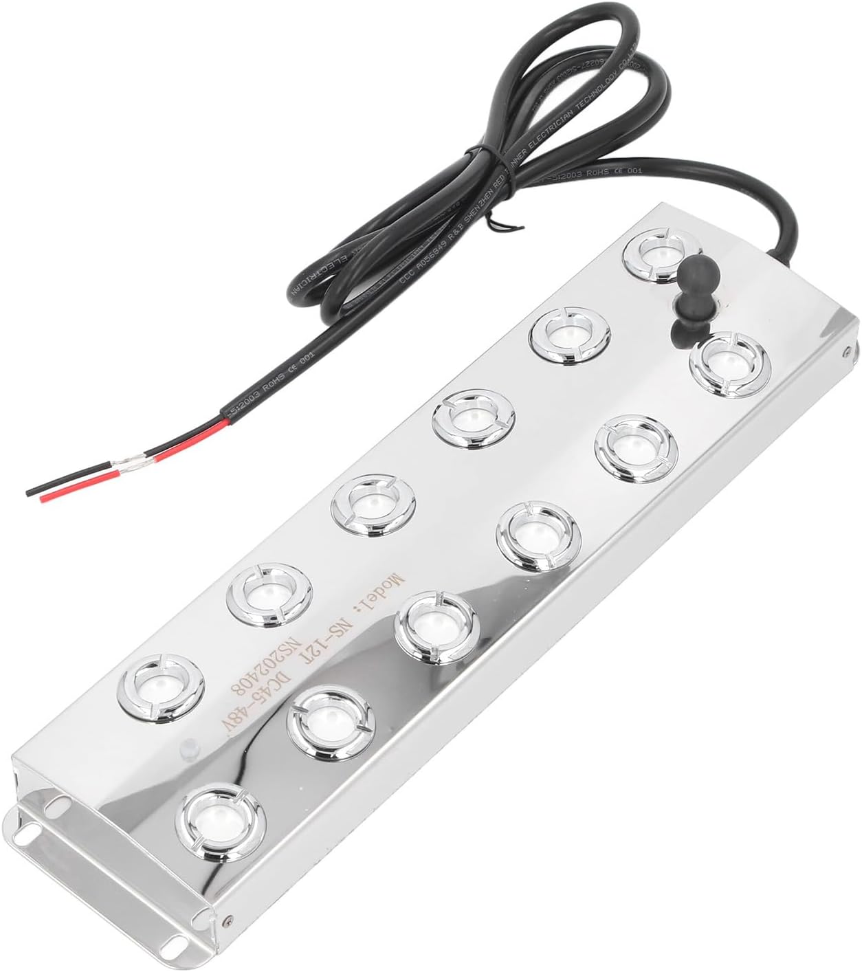 Yunir 1.5 M Cable Landscape Mist Maker IP67 Water Proof 12 Heads Fog Generator for Indoor and External Use