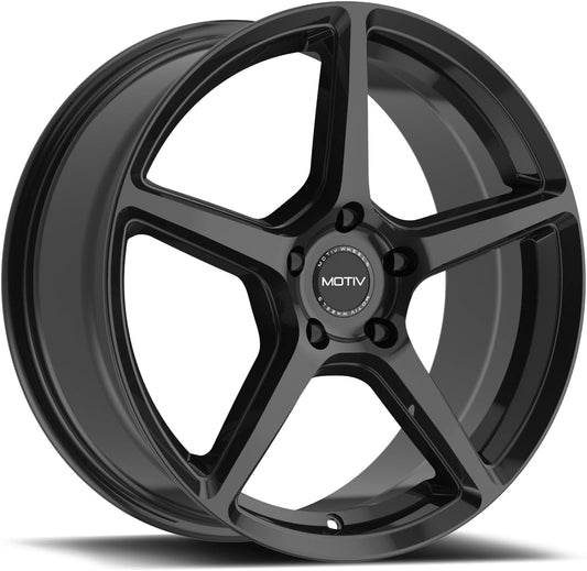 MOTIV WHEELS 433B 16X7.5, ET +40, PCD 5X120, CB 74.1-GLOSS BLACK, 433B-6751240