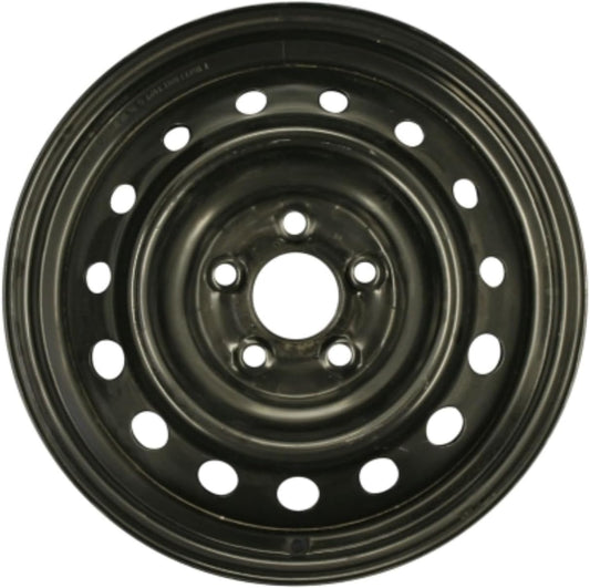 16" 16x6.5" Reconditioned Factory OEM Black Steel Wheel Rim for 2002-2006 Nissan Altima | 62397