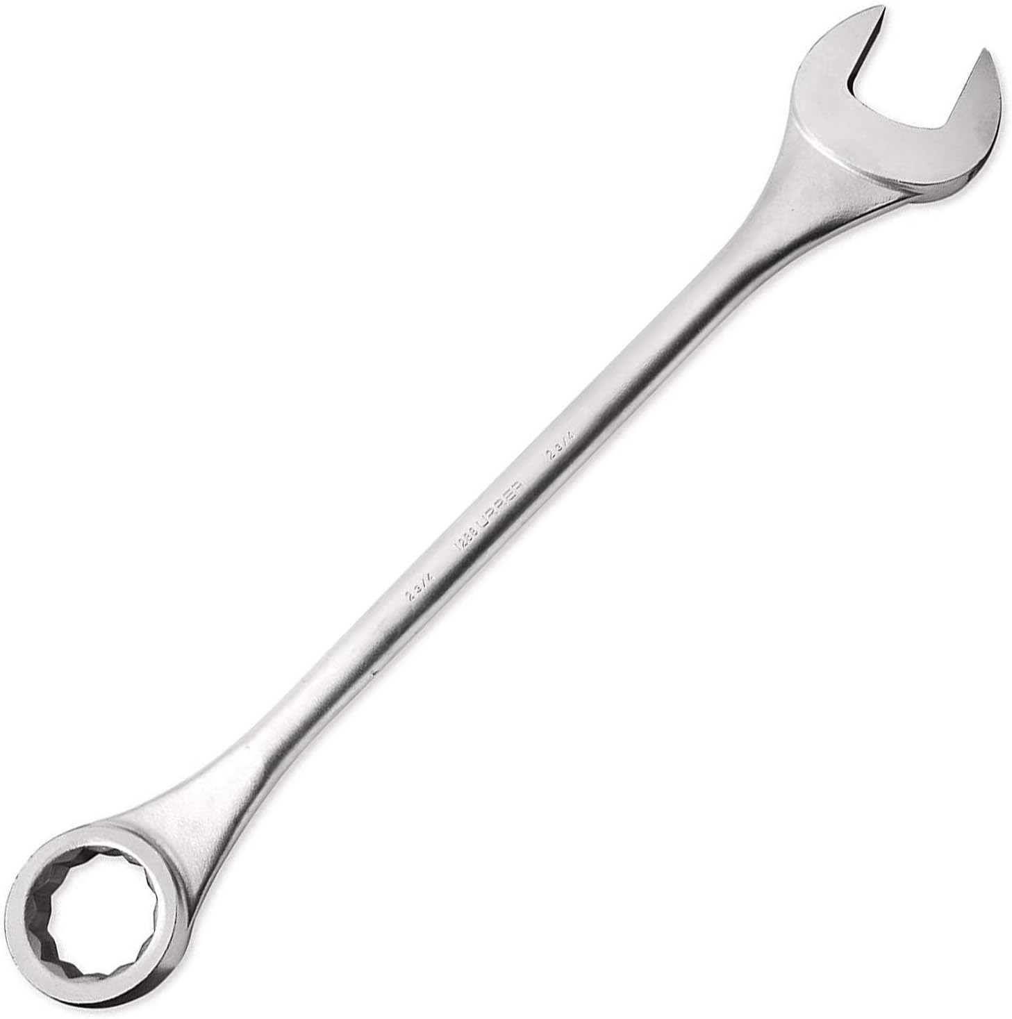 URREA 12-Point Combination Wrench - 2-7\/16" Jumbo Mechanics Tool with Hot Drop Forged Construction & Satin Finish - 1278