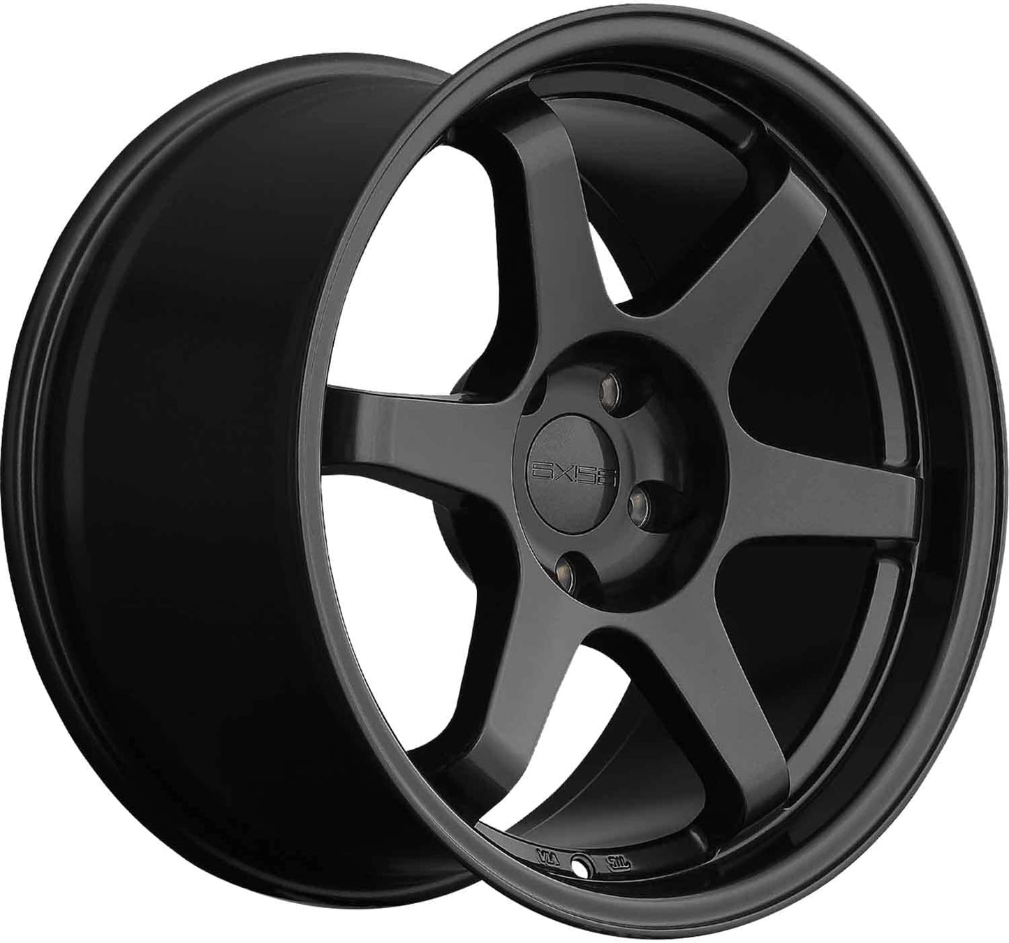 SIX-1 Carbon Gray Wheel with Aluminum (17 x 9. inches /5 x 114 mm, 25 mm Offset)