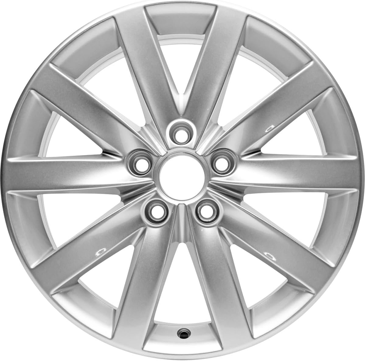 Partsynergy Replacement For New 17 Inch Aluminum Wheel Rim Fits 2010-2014 Volkswagen Golf 5 Lug 112mm 10 Spokes 17x7 inch
