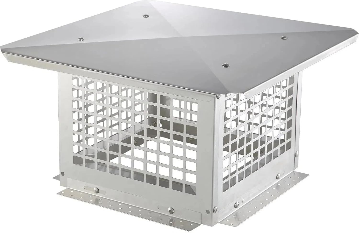 for Chimney Cap, 12 x 12 inch, 304 Stainless Steel Fireplace Chimney Cover, Not EAS