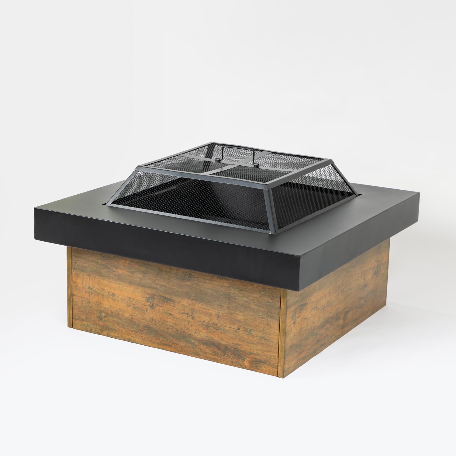 Geelife 36-inch Iron Fire Pit Table Wood-Burning Stove