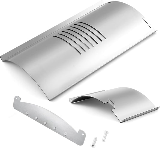Flame Broiler Kit Heat Deflector PB820PS1 Replacement Parts for Pit Boss Flame Broiler Slide Cover Bottom 820 Series PB820D 820FB PB820 820D 820PS1 Z Grill ZPG-7002E ZPG-700D Pitboss Heat Diffuser