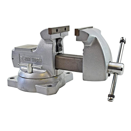 Yost Vises 650-C Mechanics Vise | 5 Inch Jaw Width Heavy-Duty Vise