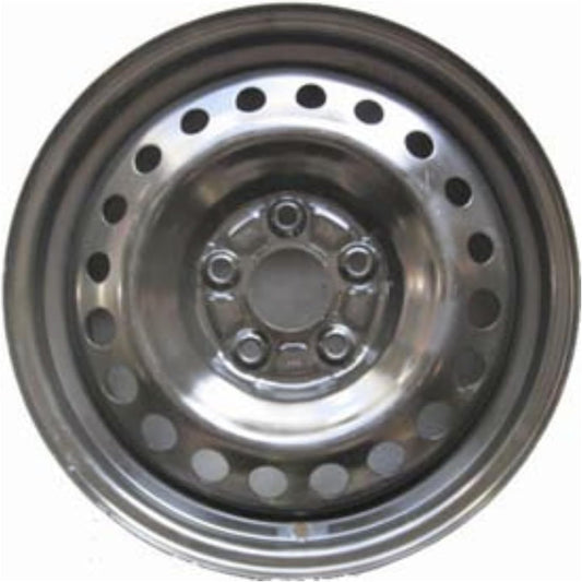 15" 15x6.5" Reconditioned Factory OEM Black Steel Wheel Rim for 2003-2007 Honda Accord | 63855 | 42700SDAA91