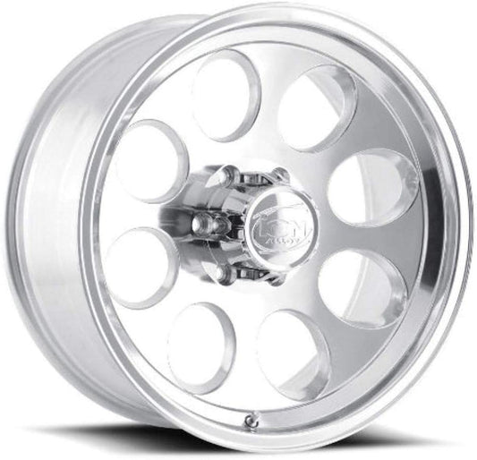 17x9.0 Ion Alloy Wheels 171 Wheel 0mm ACORN Lug Type 6x139.7 POLISHED POLISHED