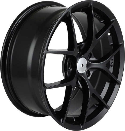 SCITOO 176708 Black Wheel with Milled (17 x 7.5 inches \/5 x 114 mm, 40 mm Offset)
