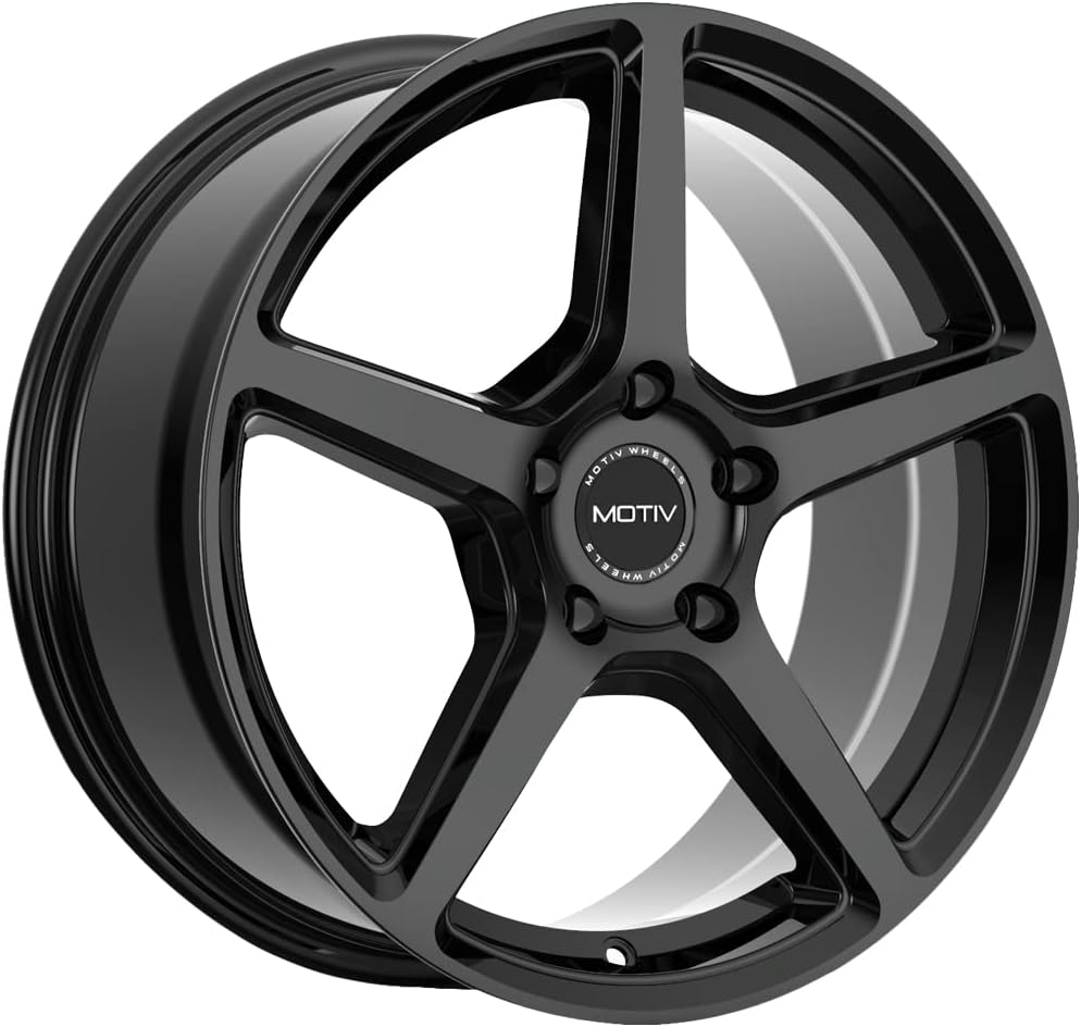 Motiv 433B Blade 16x7.5 5x120 +40mm Gloss Black Wheel Rim 16" Inch