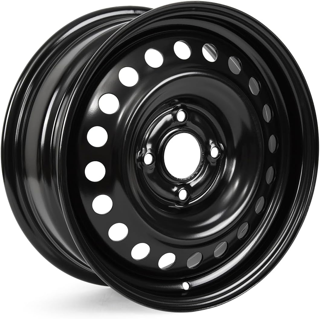 Korenjul for Nissan Sentra 2007-2012 Wheel Rim Black 16x6.5 Inch Steel Directly Replacement Passenger Car Wheel